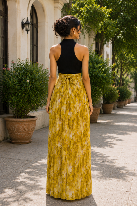 Golden Meadow Maxi Dress