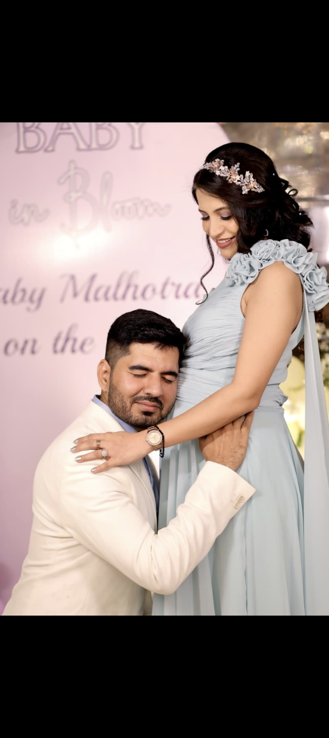 Pista Green All Occasion Flowered Dress with shoulder trail