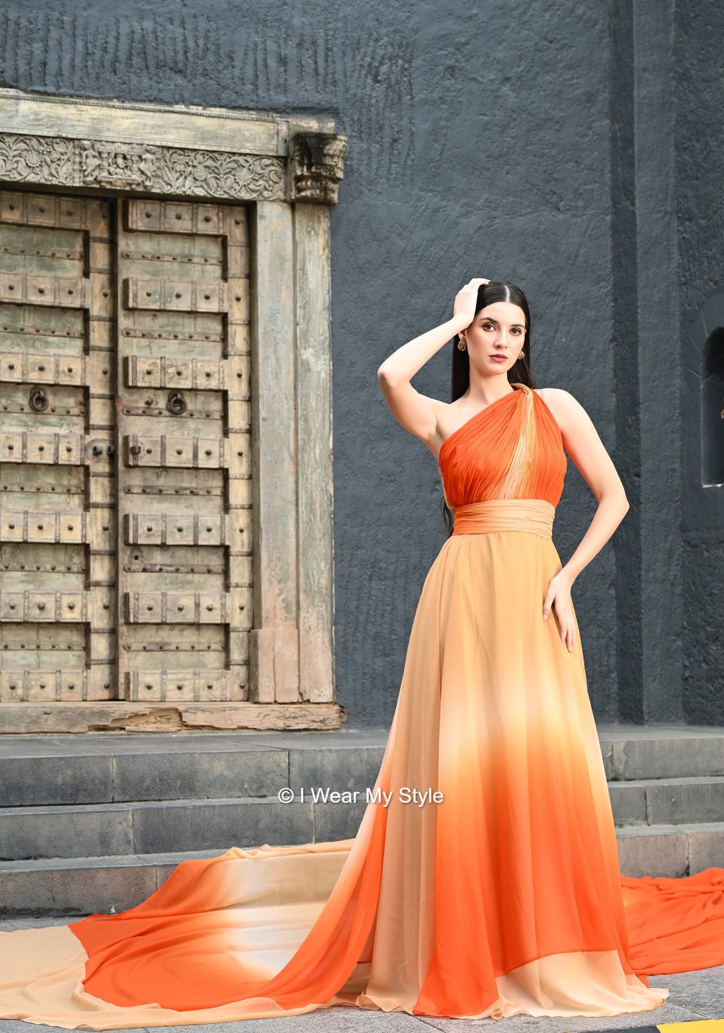 Fire in my Soul | Prewedding Mega Trail Gown | I WEAR MY STYLE
