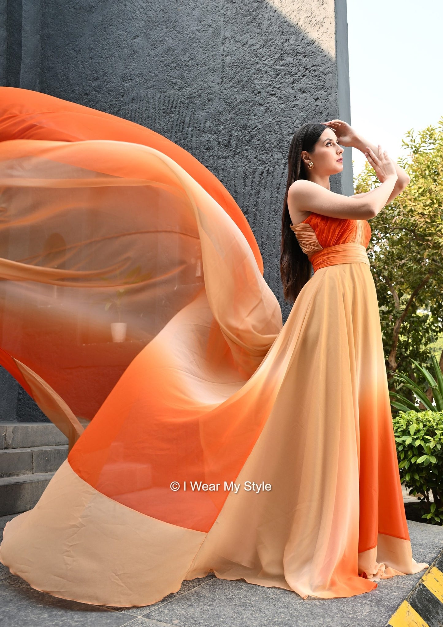 Fire in my Soul | Prewedding Mega Trail Gown | I WEAR MY STYLE