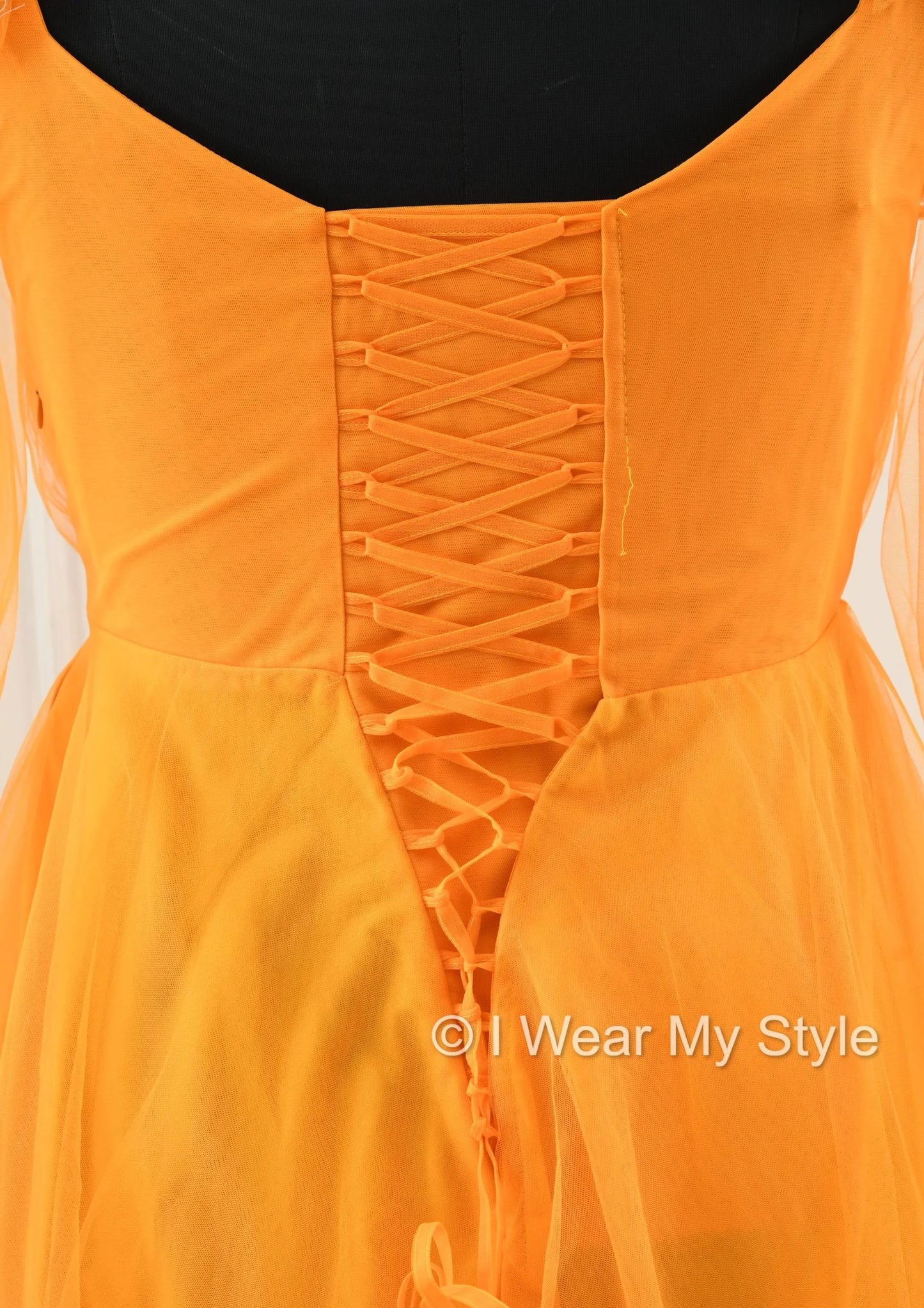Adjustable Orange Multiple Layered I WEAR MY STYLE Exclusive Photoshoot Collection