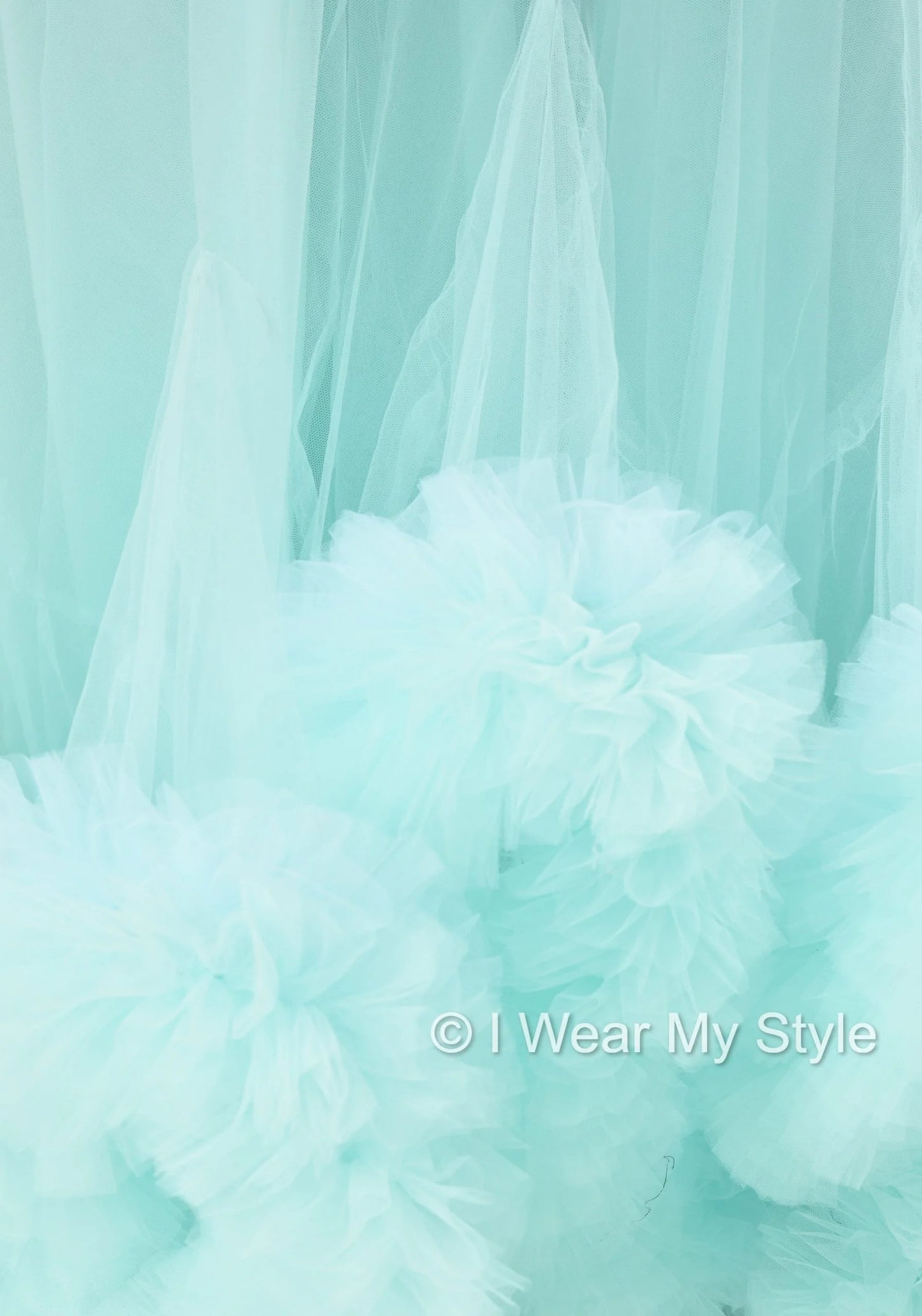 Adjustable Sky Blue Multiple Layered I WEAR MY STYLE Exclusive Photoshoot Collection