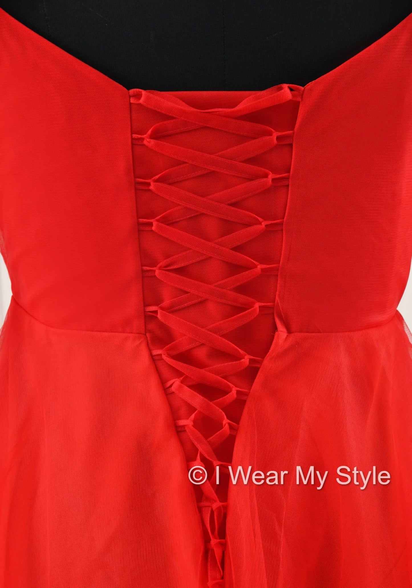 Adjustable Red Multiple Layered I WEAR MY STYLE Exclusive Photoshoot Collection