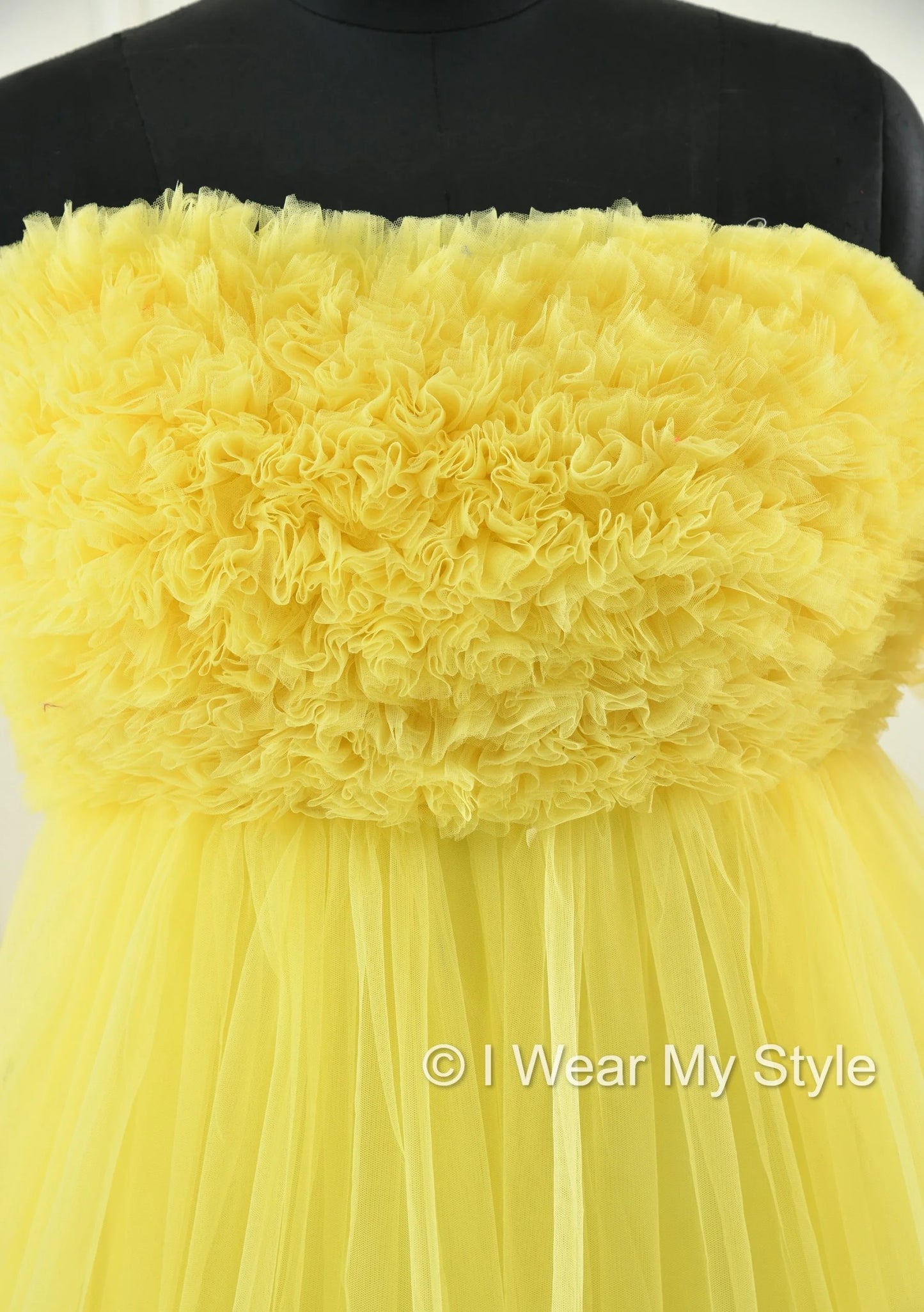 Adjustable Yellow Multiple Layered I WEAR MY STYLE Exclusive Photoshoot Collection