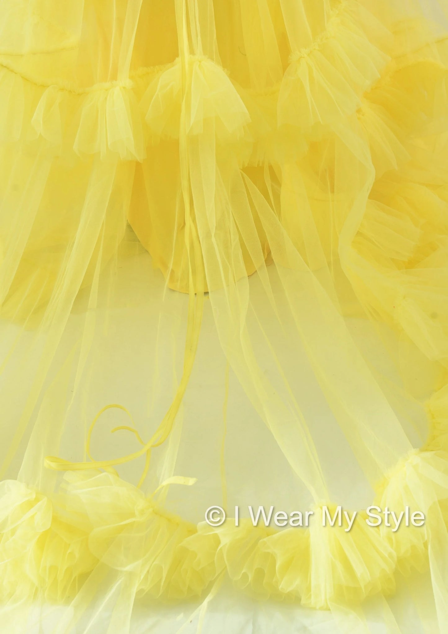 Adjustable Yellow Multiple Layered I WEAR MY STYLE Exclusive Photoshoot Collection