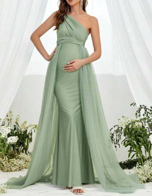 Mint Green All Occasion Wear Lycra and Net Gown – iwearmystyle