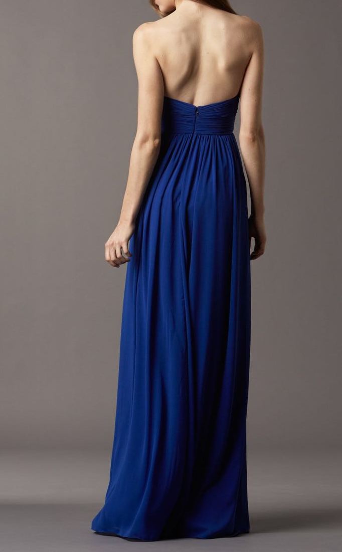 Royal Blue Tube Maxi Dress