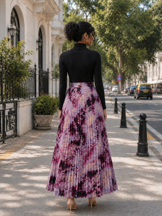All-over floral abstract print