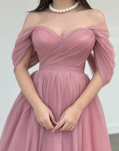 Onion Pink Matilda Midi Dress