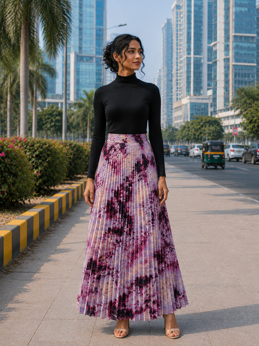 All-over floral abstract print