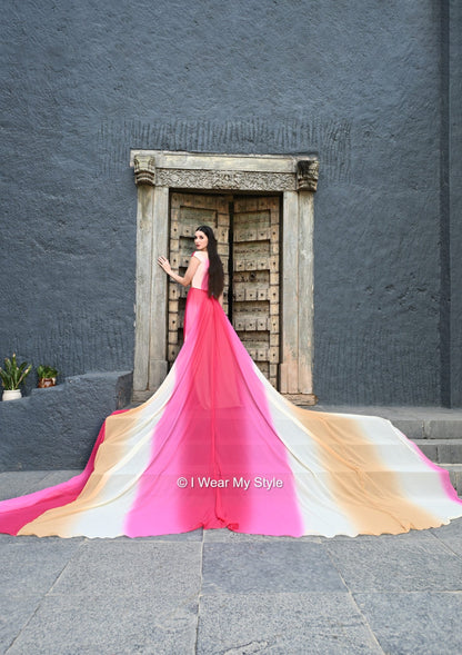 Wear Me a Rainbow I WEAR MY STYLE Prewedding Mega Trail Gown