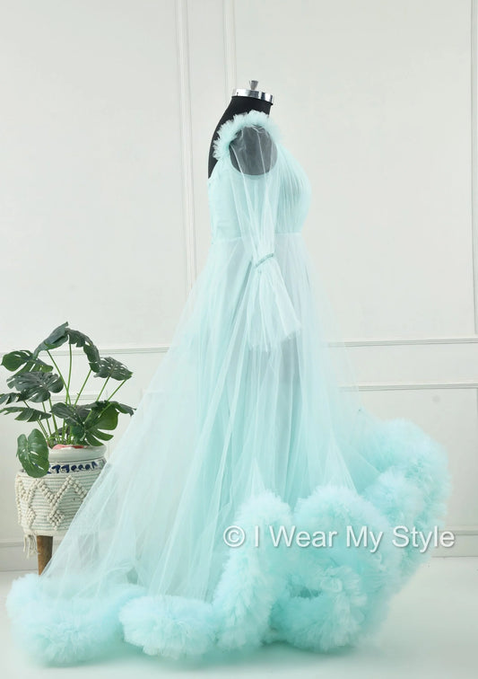 Adjustable Sky Blue Multiple Layered I WEAR MY STYLE Exclusive Photoshoot Collection