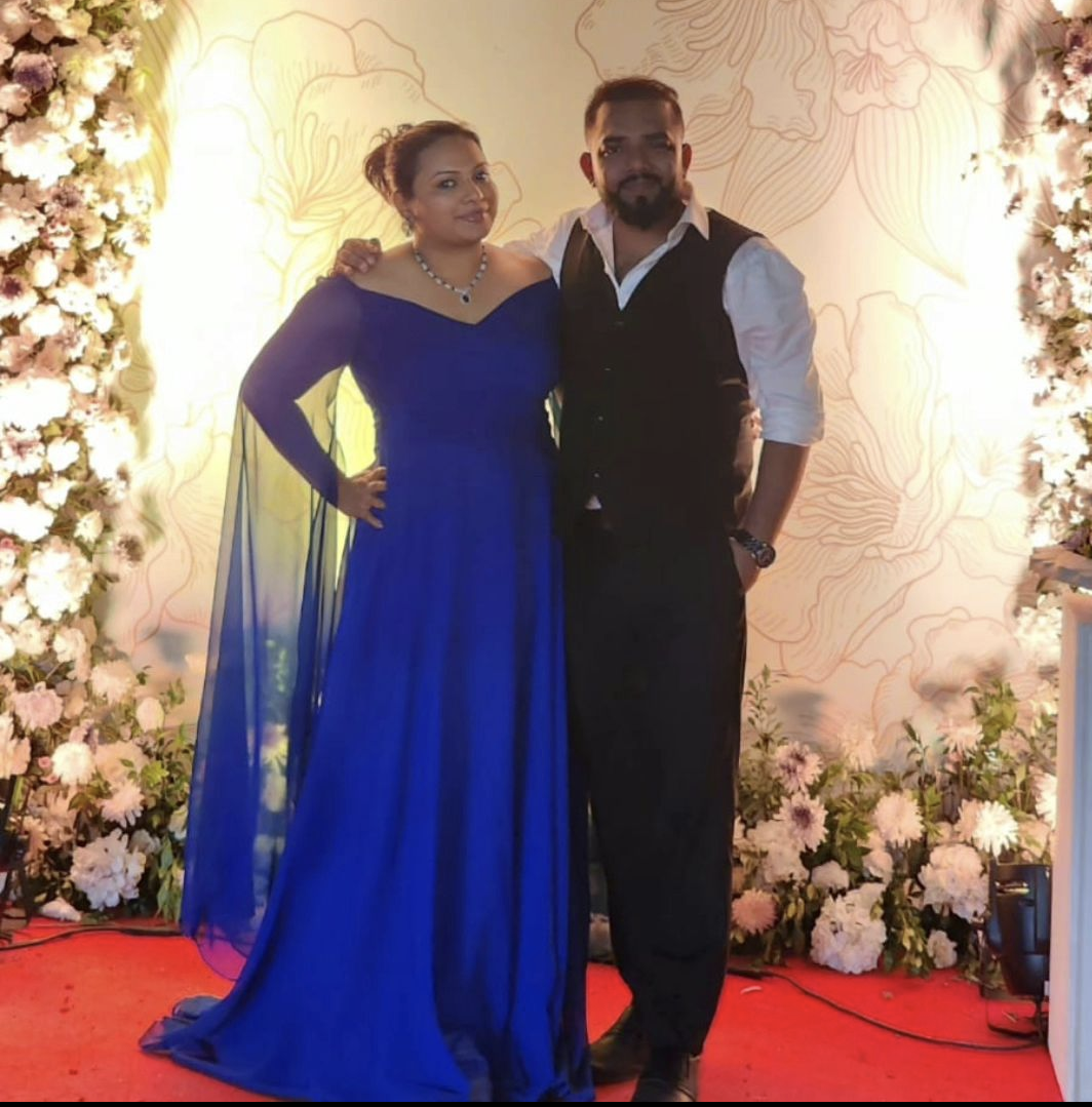 Royal Blue Cape Sleeves Floor Length Off Shoulder Dress