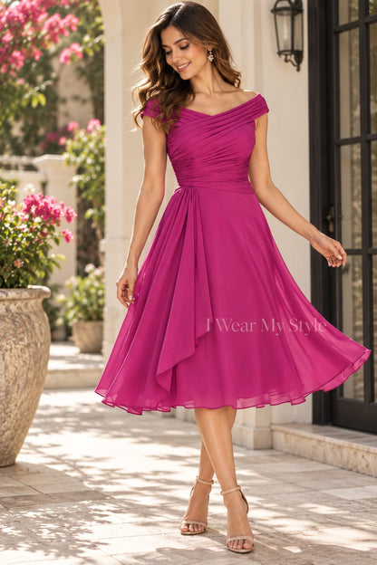 Rani Pink Summer Fiesta Midi Dress