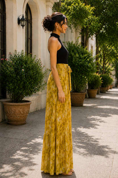 Golden Meadow Maxi Dress