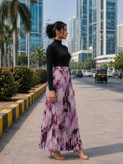 All-over floral abstract print