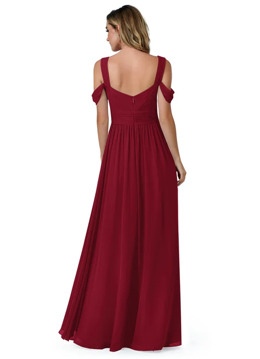 Enigma Cold Shoulder Bridesmaid Dress