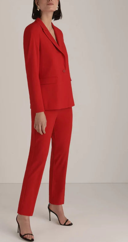 Red Semi Formal Blazer and Pants set