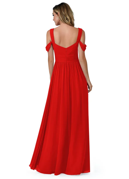 Enigma Cold Shoulder Bridesmaid Dress