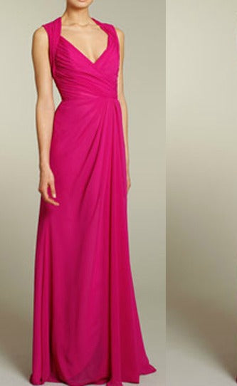 Hot Pink Long Maxi Dress
