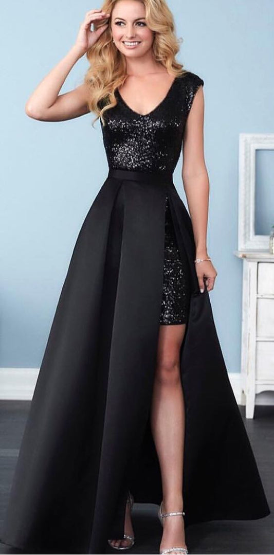 Black Beauty Sequins Dress