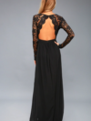 Awaken My Love Black Long Sleeve Lace Maxi Dress
