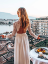 Awaken My Love White Long Sleeve Lace Maxi Dress