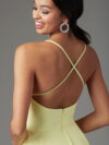 Long Square-Neck Formal Prom Dress