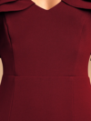 Forever Smitten Burgundy Cold-Shoulder Maxi Dress