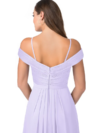 Lilac Off Shoulder Maxi and Evening Dress with slit