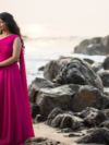 Hot Pink One Shoulder Mega Trail Gown