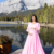 Pink Mega All Round Flared Maternity Gown