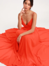 All About Love Orange Maxi Dress