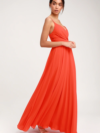 All About Love Orange Maxi Dress